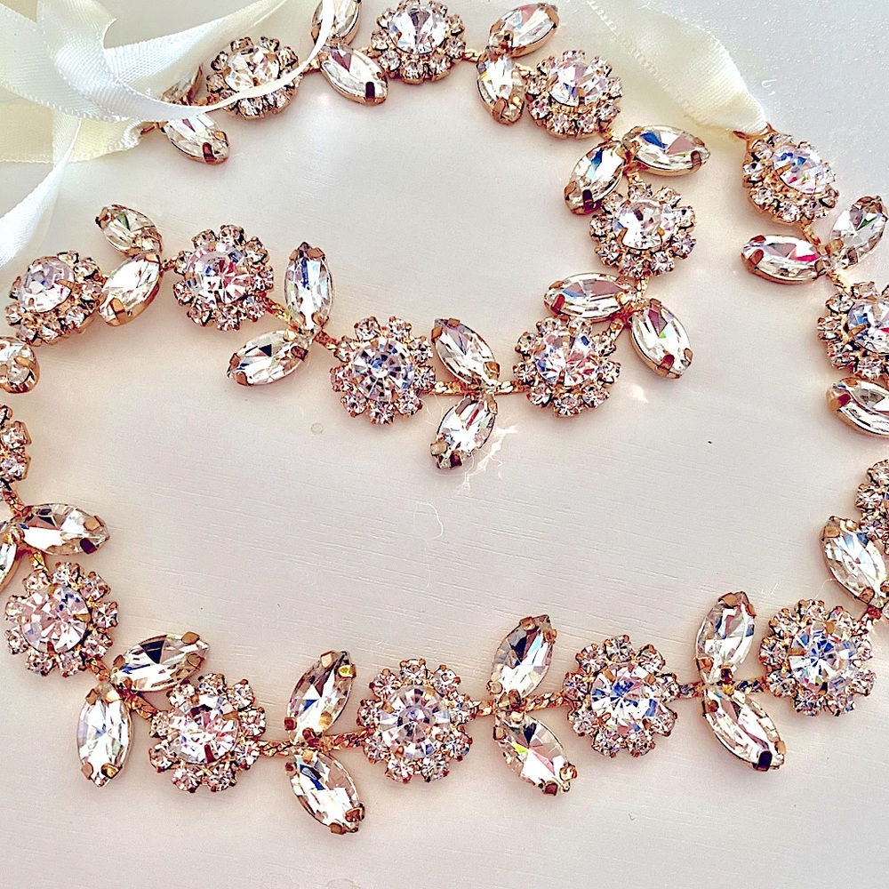 Crystal and Satin, Sash Embellishment